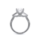 Verragio Three-Stone Princess Engagement Ring
