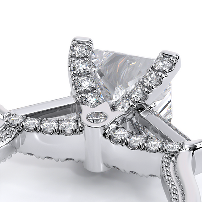 Verragio Three-Stone Princess Engagement Ring
