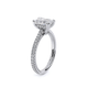 Verragio Pave Emerald Engagement Ring