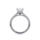 Verragio Pave Emerald Engagement Ring