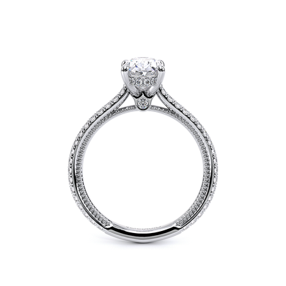 Verragio Pave Oval Engagement Ring