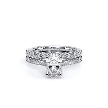 Verragio Pave Oval Engagement Ring