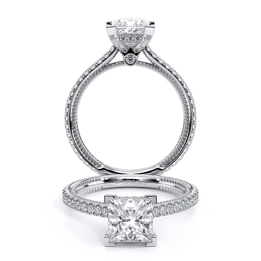 Verragio Pave Princess Engagement Ring