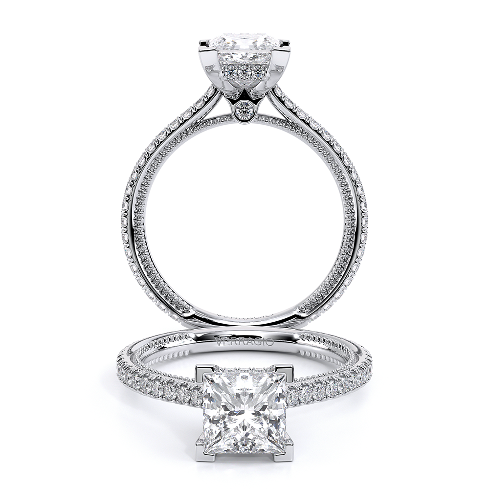 Verragio Pave Princess Engagement Ring