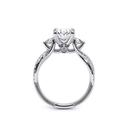 Verragio Three-Stone Oval Engagement Ring