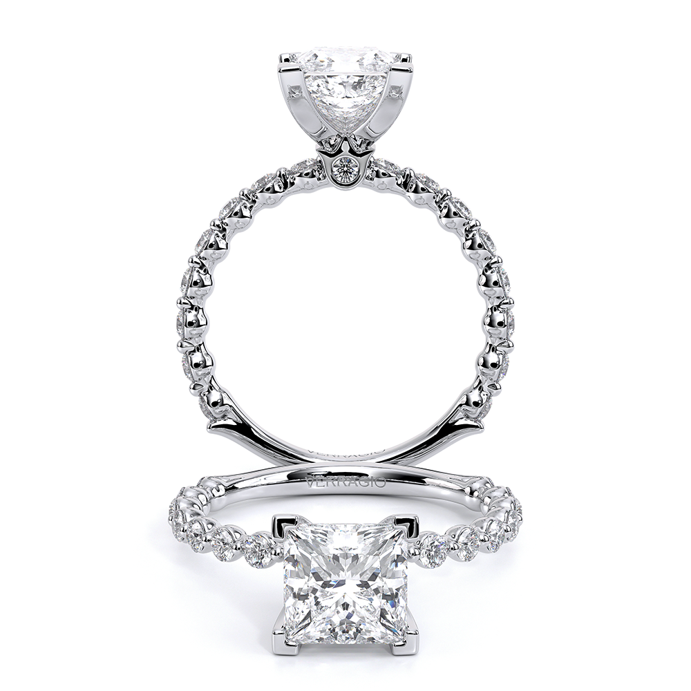 Verragio Pave Princess Engagement Ring