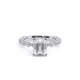 Verragio Pave Emerald Engagement Ring