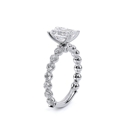 Verragio Pave Emerald Engagement Ring