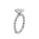 Verragio Pave Emerald Engagement Ring