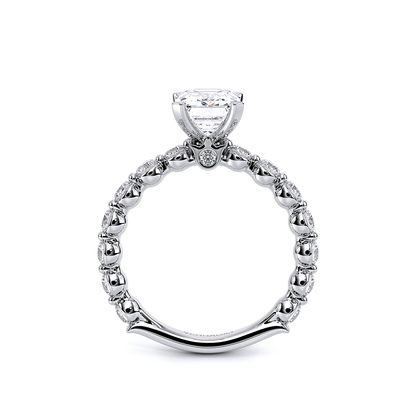 Verragio Pave Emerald Engagement Ring