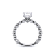 Verragio Pave Emerald Engagement Ring