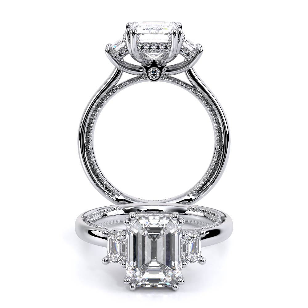 Verragio Emerald Engagement Ring