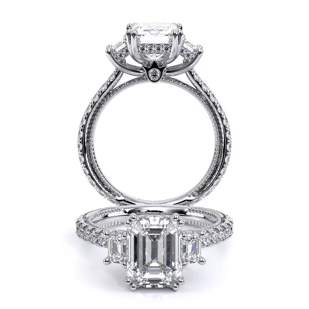 Verragio Emerald Engagement Ring