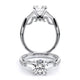 Verragio Three-Stone Round Engagement Ring