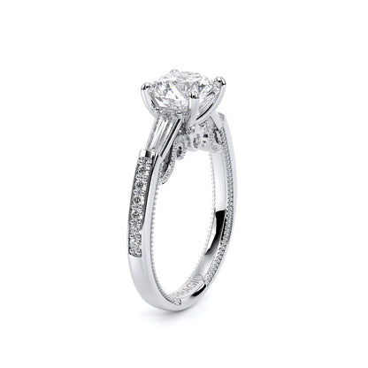 Verragio Three-Stone Round Engagement Ring