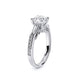 Verragio Three-Stone Round Engagement Ring