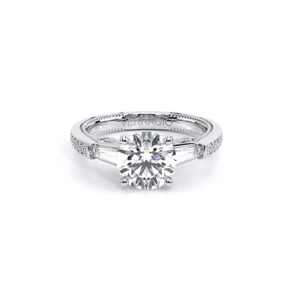 Verragio Three-Stone Round Engagement Ring