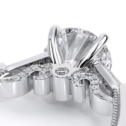Verragio Three-Stone Round Engagement Ring
