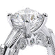 Verragio Three-Stone Round Engagement Ring