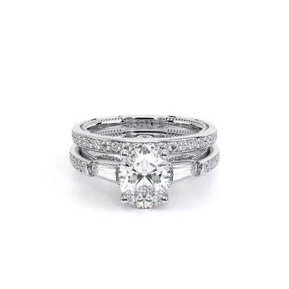 Verragio Three-Stone Oval Engagement Ring