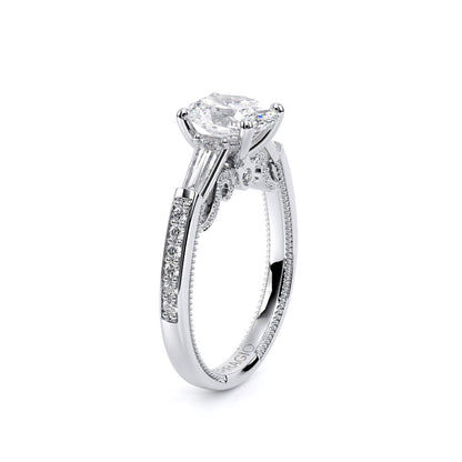 Verragio Three-Stone Oval Engagement Ring