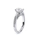 Verragio Three-Stone Oval Engagement Ring