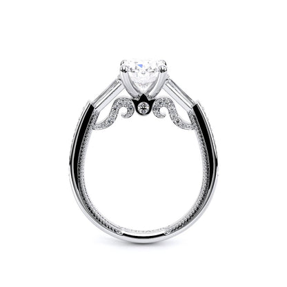 Verragio Three-Stone Oval Engagement Ring