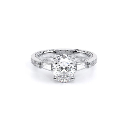 Verragio Three-Stone Oval Engagement Ring