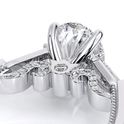 Verragio Three-Stone Oval Engagement Ring