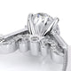 Verragio Three-Stone Oval Engagement Ring