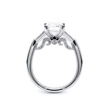 Verragio Three-Stone Emerald Engagement Ring
