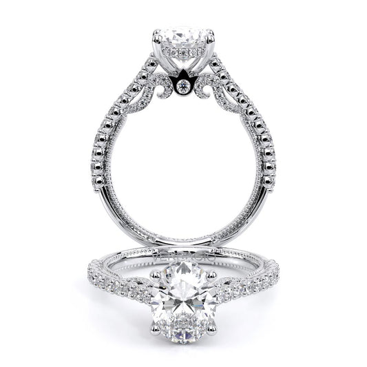 Verragio Pave Oval Engagement Ring