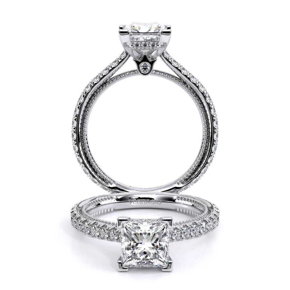 Verragio Pave Princess Engagement Ring