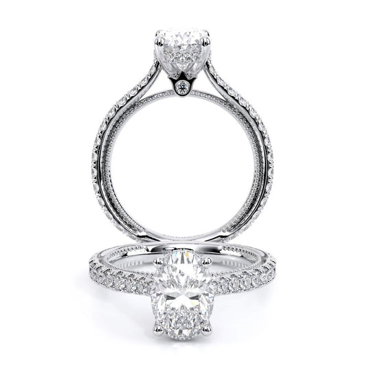 Verragio Pave Oval Engagement Ring