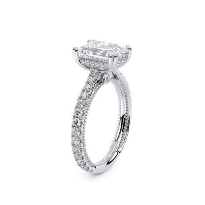 Verragio Pave Emerald Engagement Ring