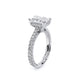 Verragio Pave Emerald Engagement Ring