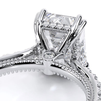 Verragio Pave Emerald Engagement Ring