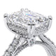 Verragio Pave Emerald Engagement Ring