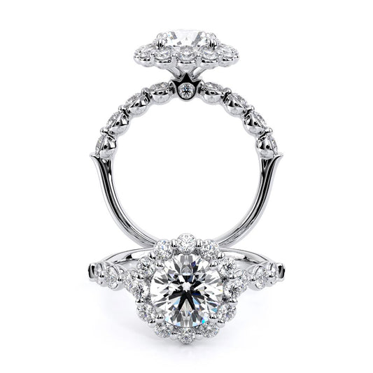 Verragio Halo Round Engagement Ring