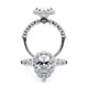 Verragio Halo Pear Engagement Ring