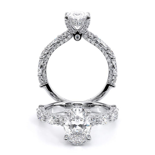 Verragio Pave Oval Engagement Ring