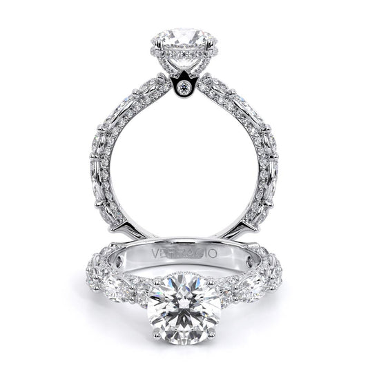 Verragio Pave Round Engagement Ring