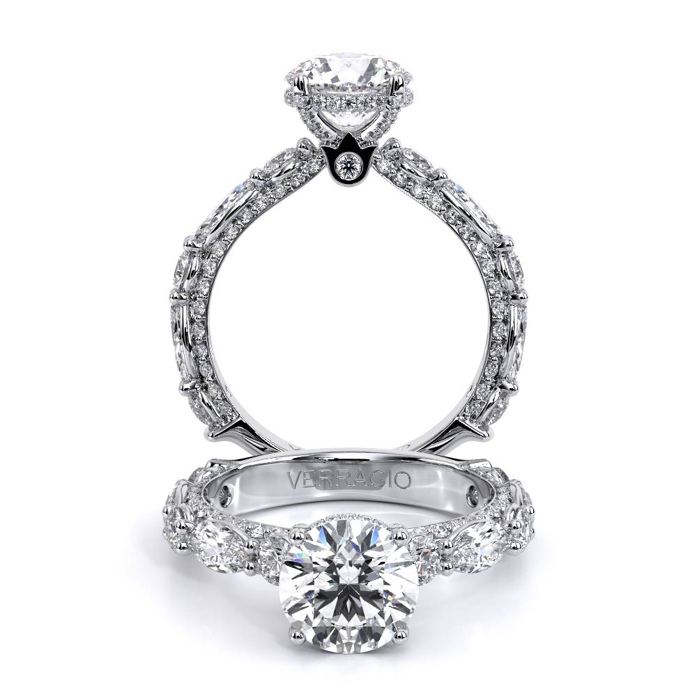 Verragio Pave Round Engagement Ring