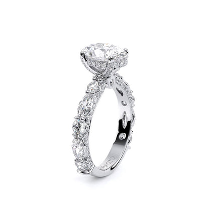 Verragio Pave Oval Engagement Ring