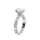 Verragio Pave Oval Engagement Ring
