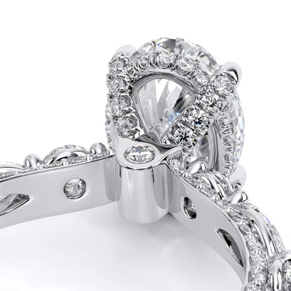 Verragio Pave Oval Engagement Ring