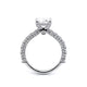 Verragio Pave Emerald Engagement Ring