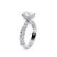 Verragio Pave Oval Engagement Ring