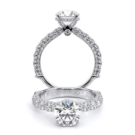 Verragio Pave Round Engagement Ring