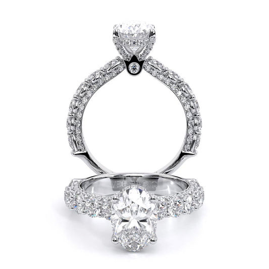 Verragio Pave Oval Engagement Ring